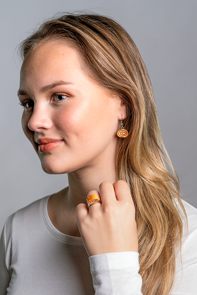 Smyckeset Ring och Örhängen